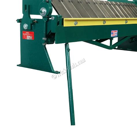 national sheet metal box and pan brake model u4816|National U4816 Bench Brake .